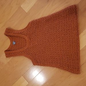 Aerie cotton crochet top, small